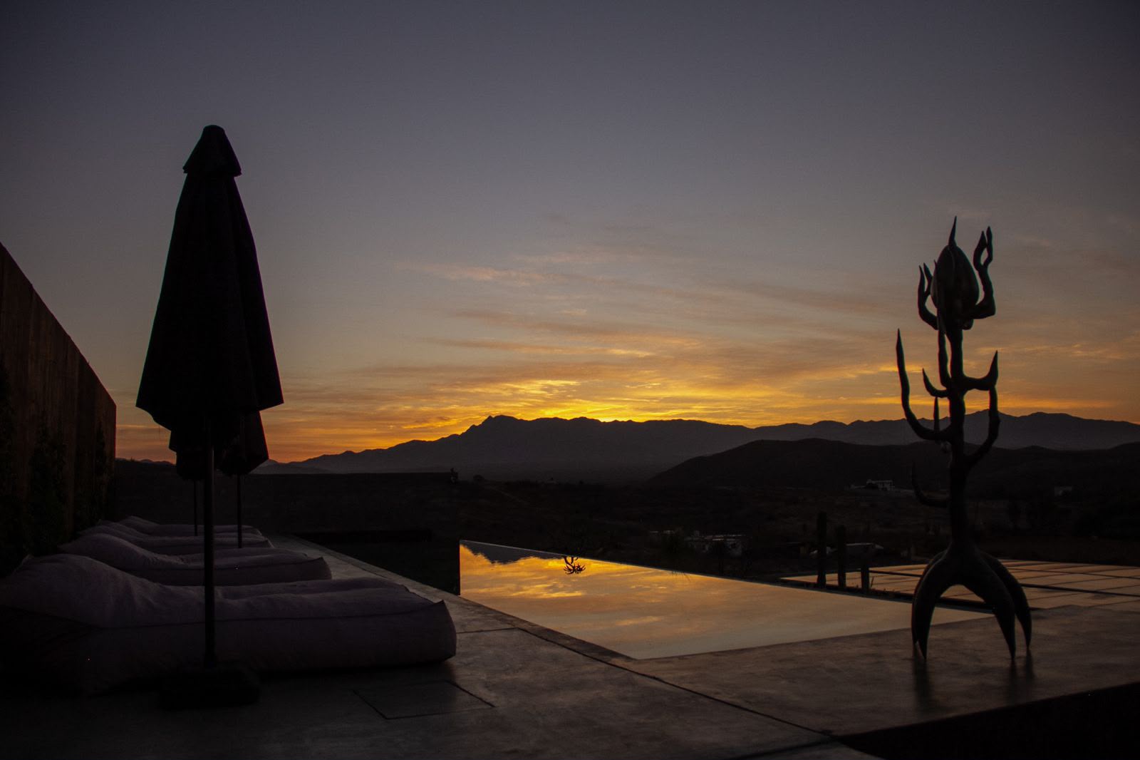 Dusk at the Pool